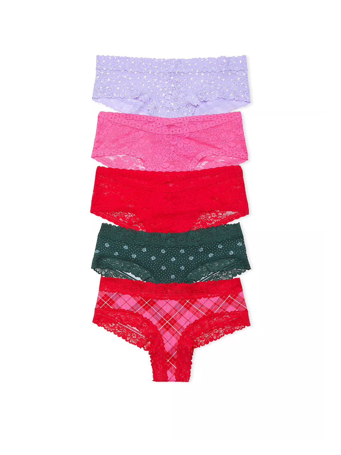 Set de 5 Piezas Cheeky Panties