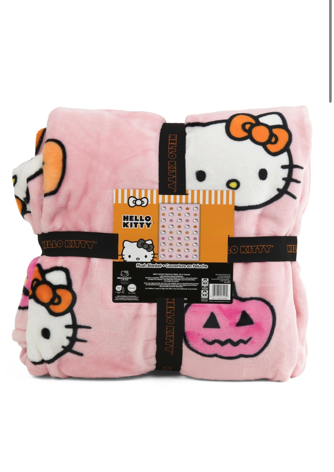 Blanket Twin Pumpkin Hello Kitty Rosa ***Preorden***