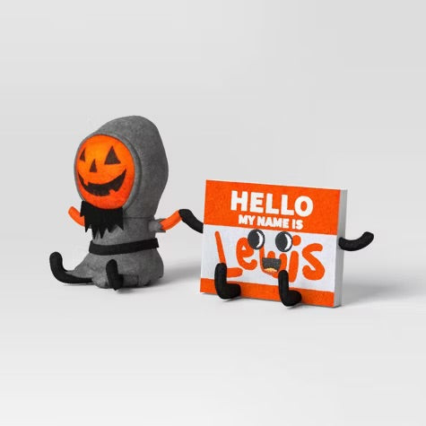 Lewis & Friends Lewis and Name Tag Duo Halloween Figurines ***Preorden***
