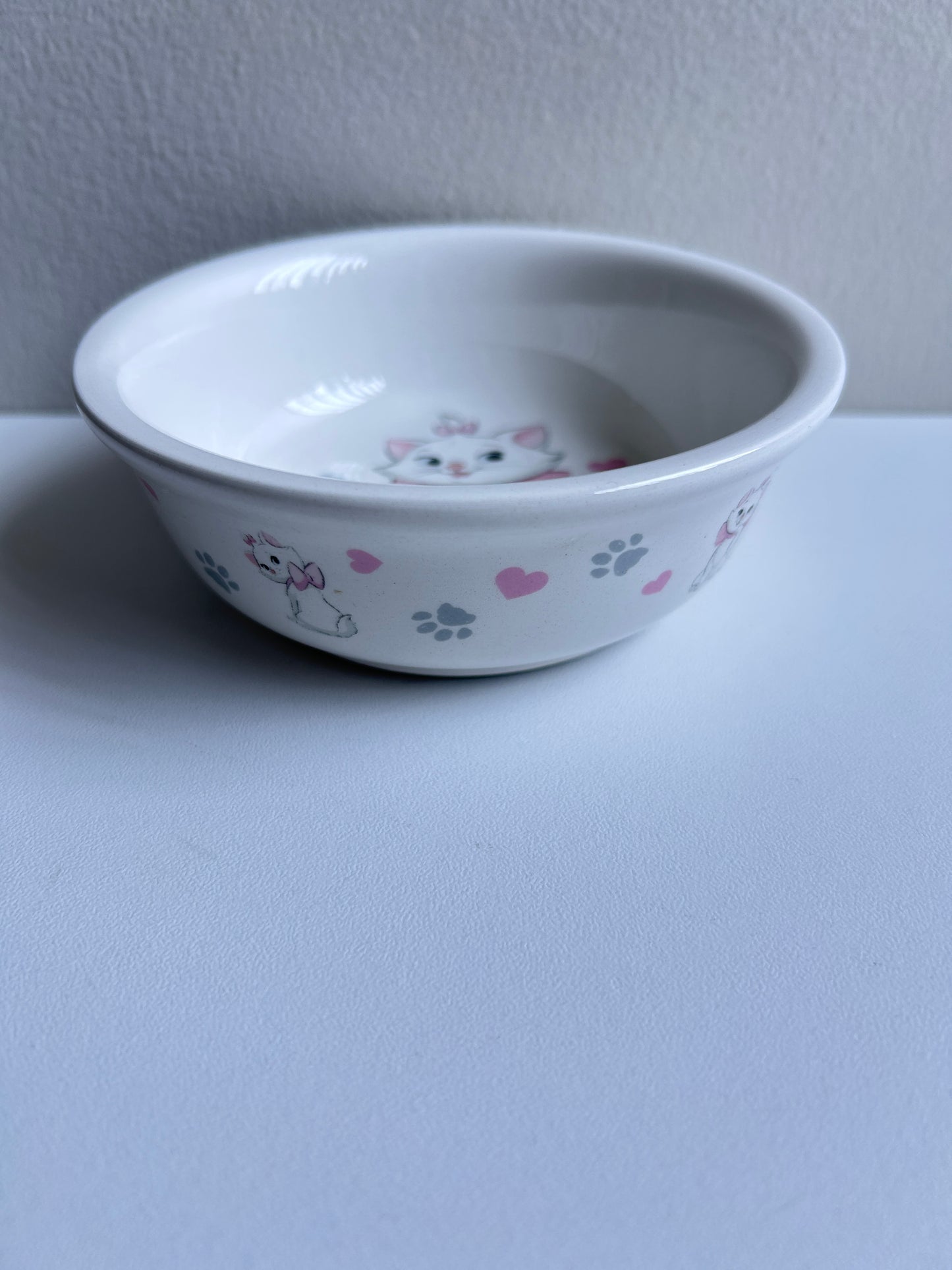 Plato Para Mascota Chico Marie Aristogatos Corazones