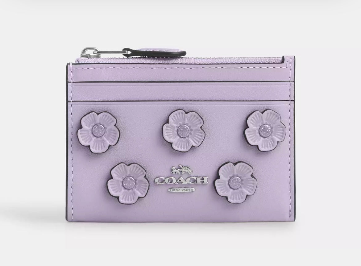 Mini Skinny Id Case Floral Coach ***Preorden***