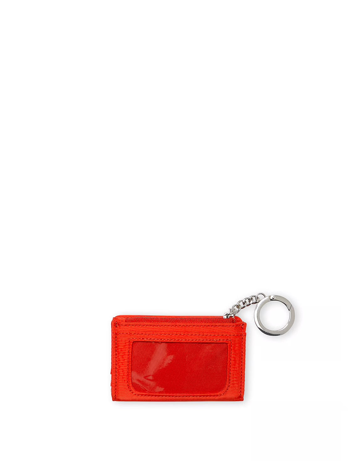 Zip Card Holder Keychain Bright Vermillon Pink ***Preorden***