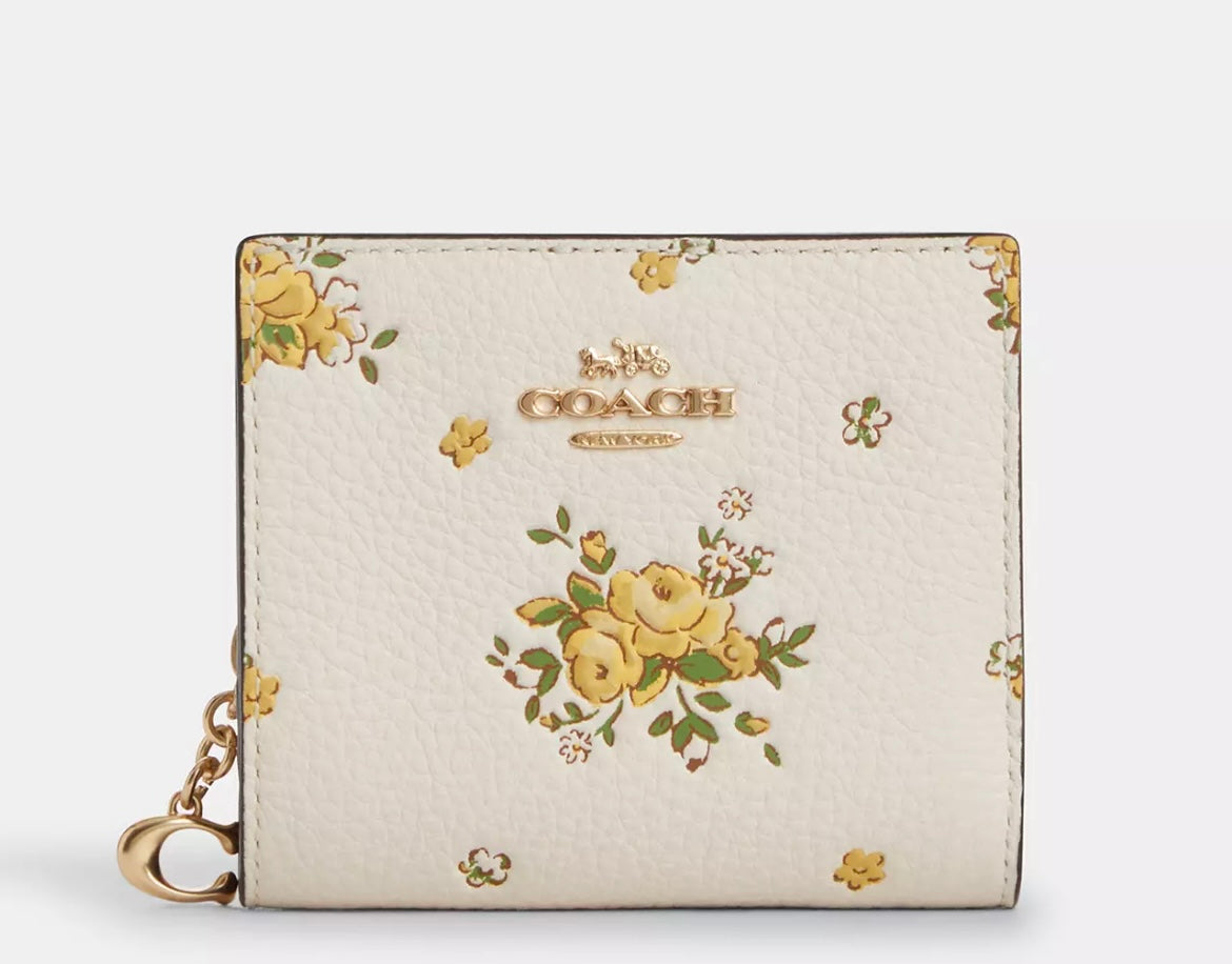 Snap Wallet Floral Coach ***Preorden***