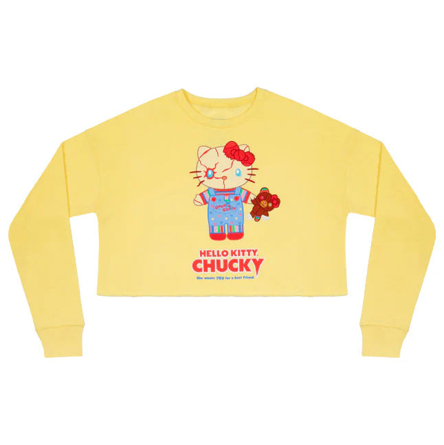 Sudadera Crop Top Hello Kitty Chucky Universal Studios ***Preorden***