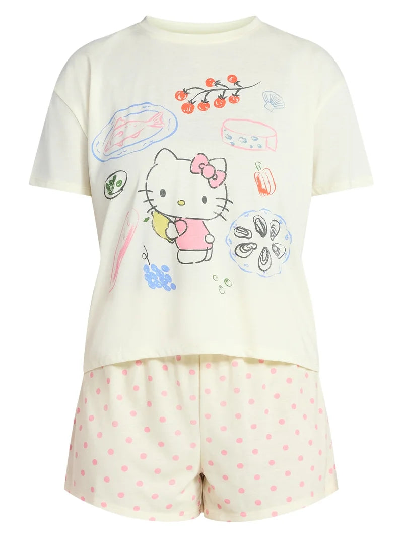 Set de Pijama de 2 Piezas Hello Kitty Picnic ***Preorden***