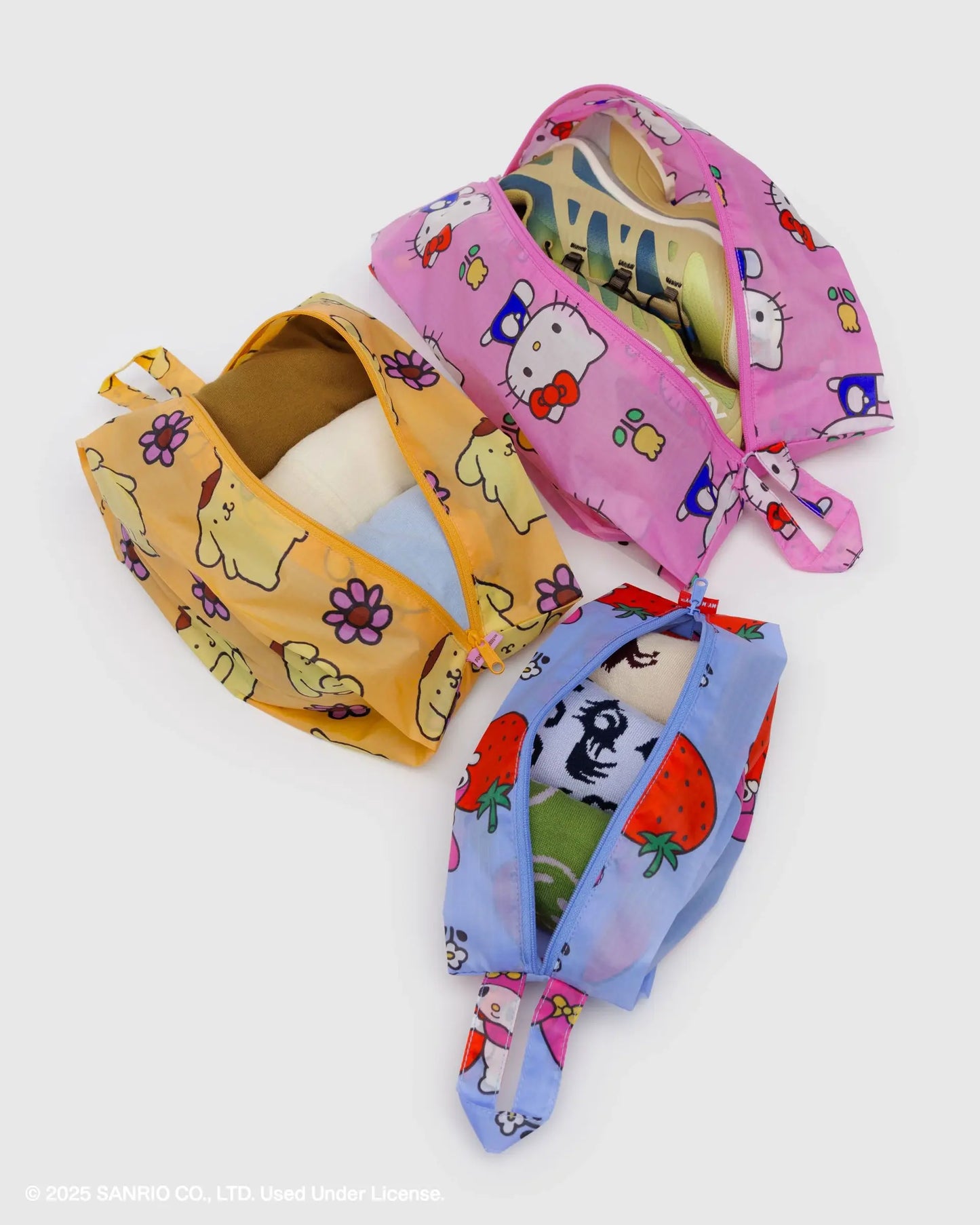 3D Zip Ser Hello Kitty And Driends Florals Baggu ***Preorden***