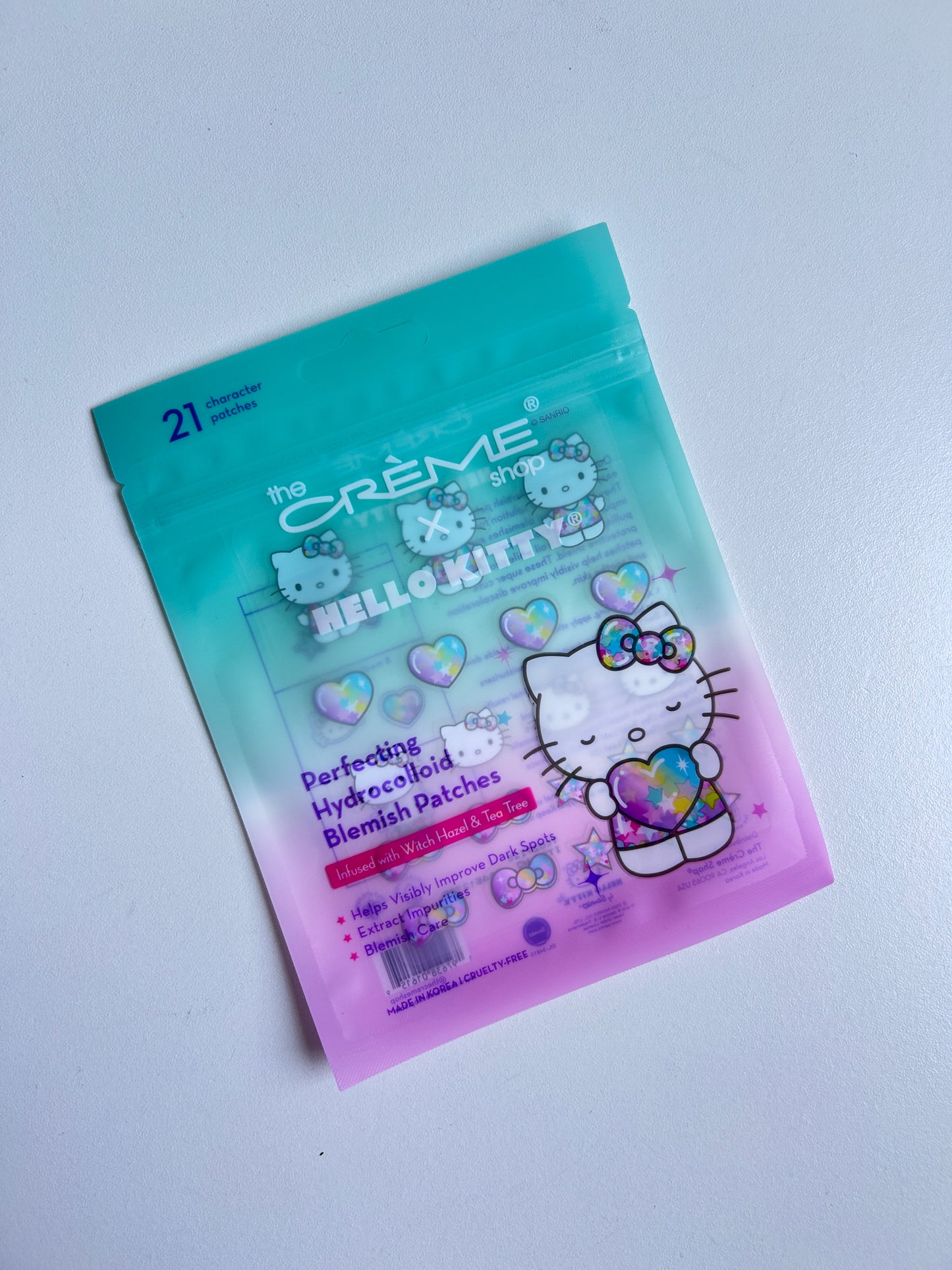 Blemish Patches Hello Kitty Te Verde