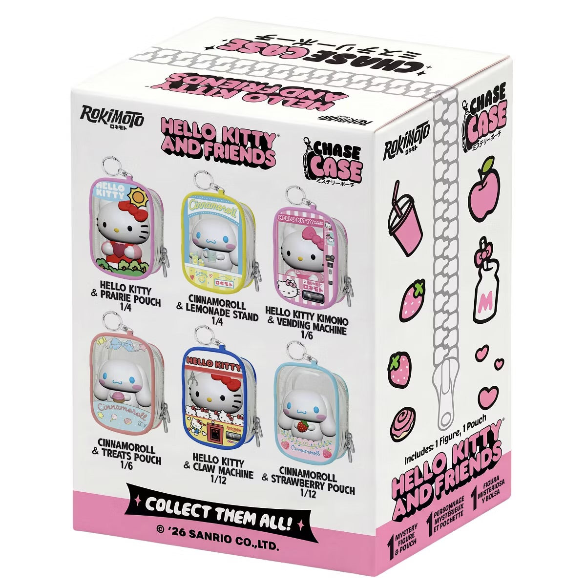Figurita Misteriosa & Pouch Hello Kitty Rokimoto ***Preorden***