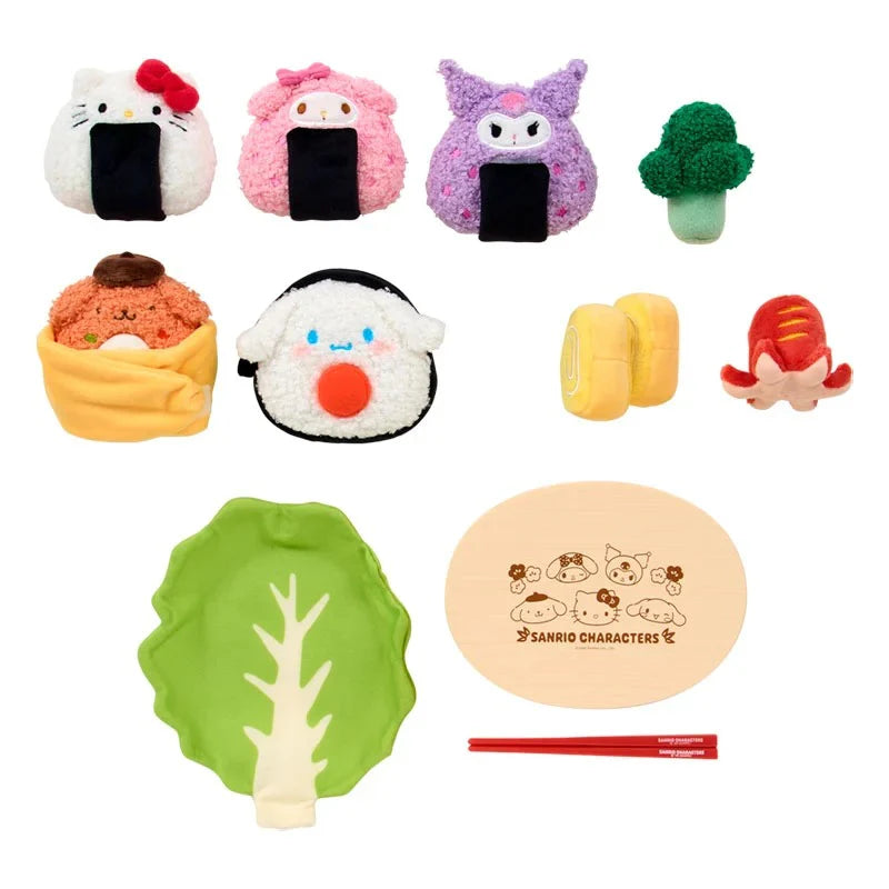 Set de Peluche Hello kitty y Sus Amigos Sushi ***Preorden***