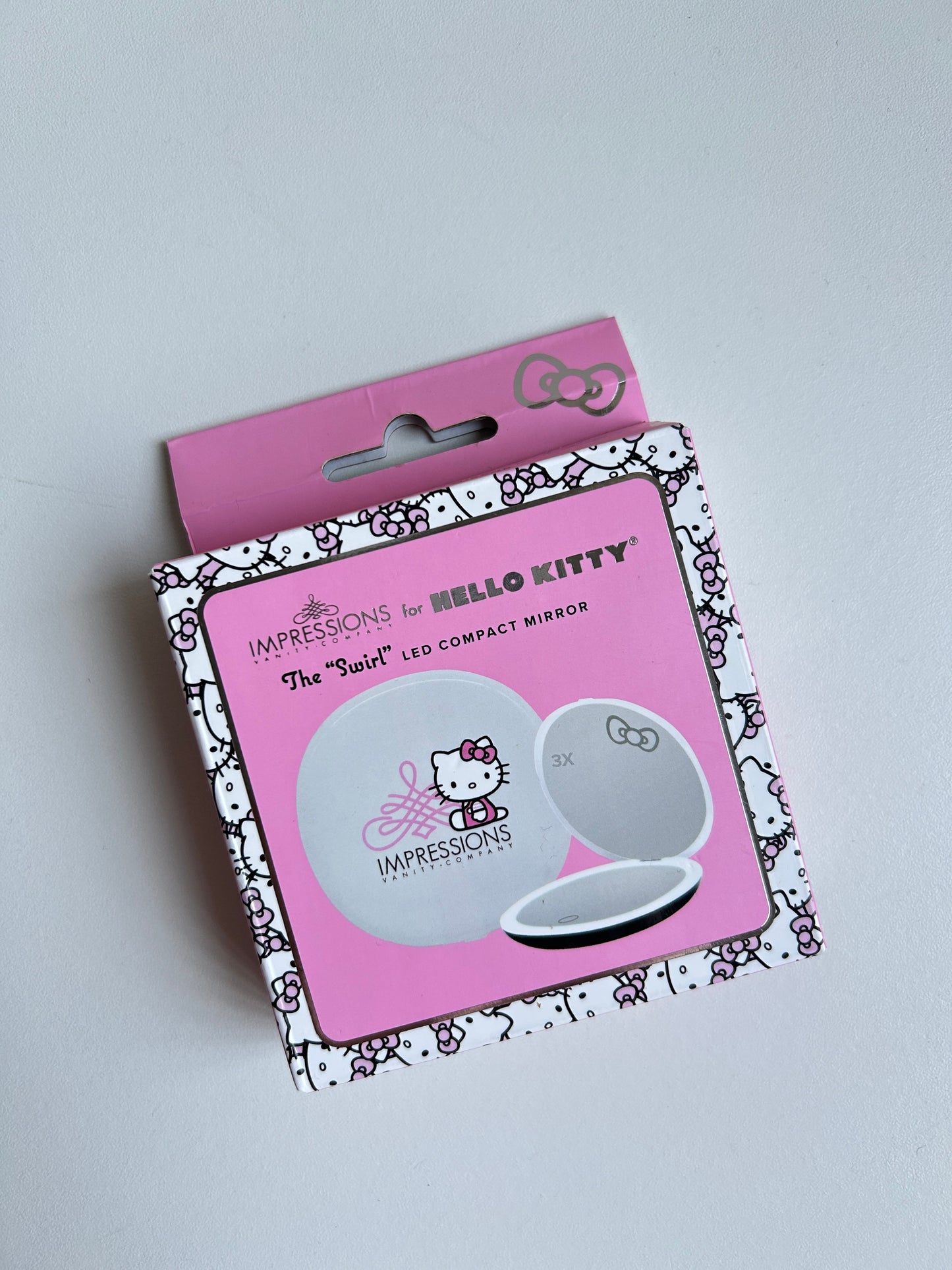 Espejo redondo con Luz Led Hello Kitty Logo IV