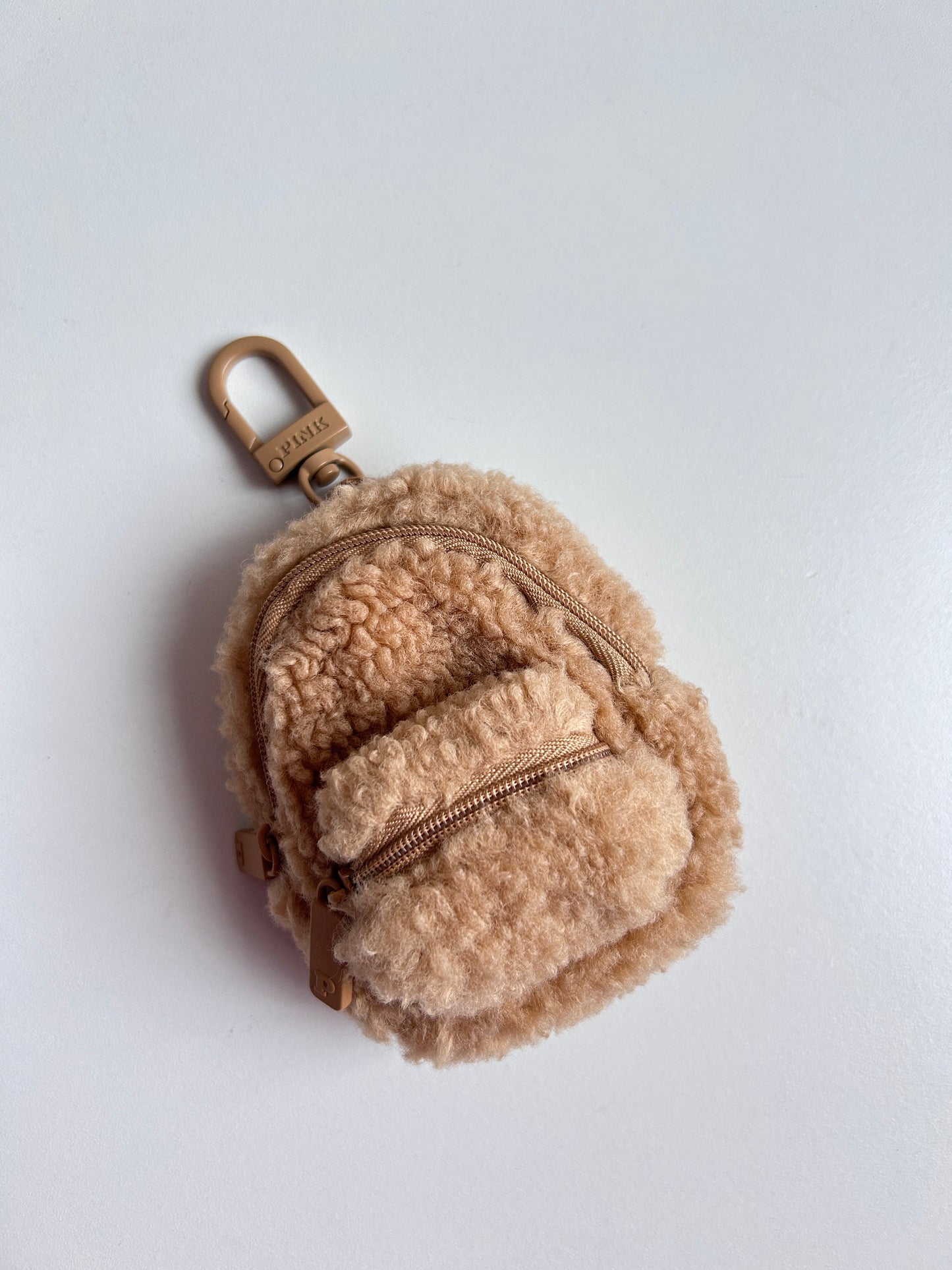 Keychain Backpack Charm Pink