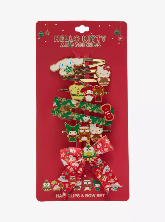 Set De Pasadores Sanrio Navidad ***Preorden***