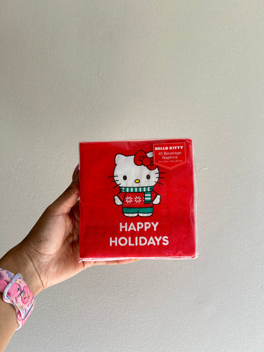 Servilletas Desechables Hello Kitty Navidad