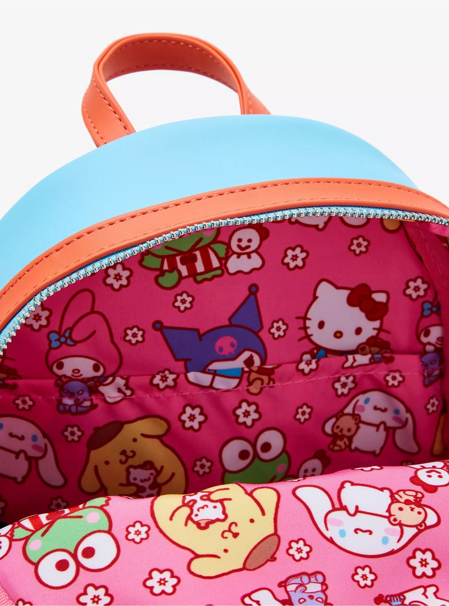 Hello Kitty & Tiny Chum Sherpa Mini Backpack Loungefly ***Preorden***