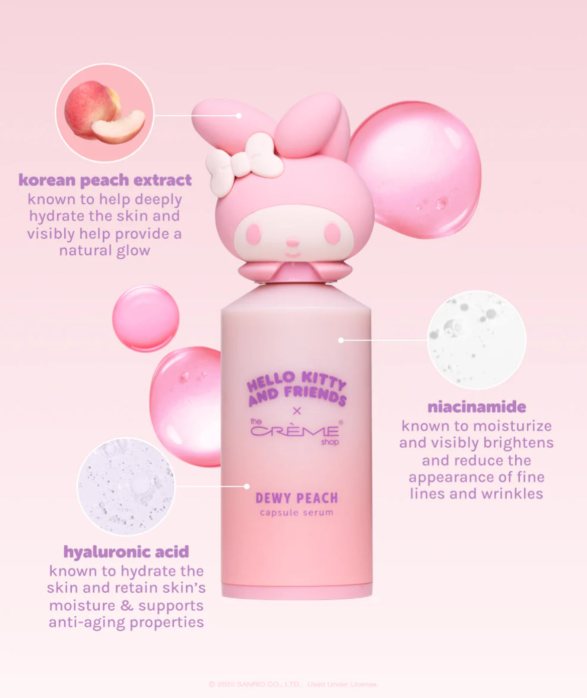 Dewy Peach Capsule Serum The Créme Shop ***Preorden***