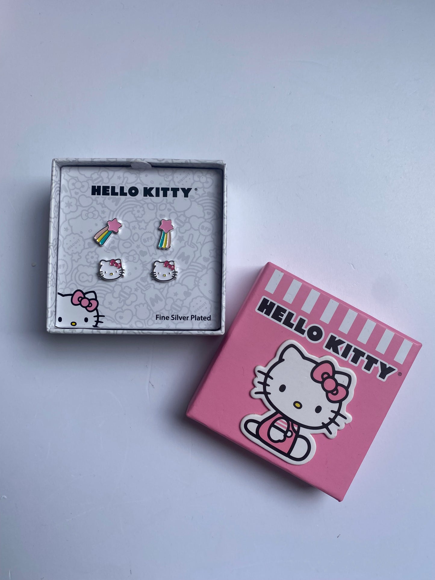 Set de Aretes Hello Kitty Pink