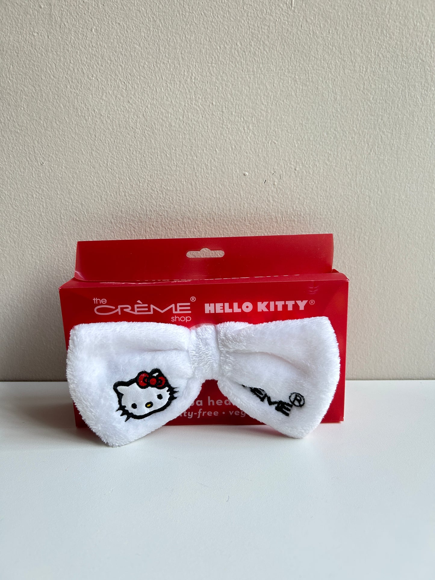 Banda Para Skincare Hello Kitty Blanca