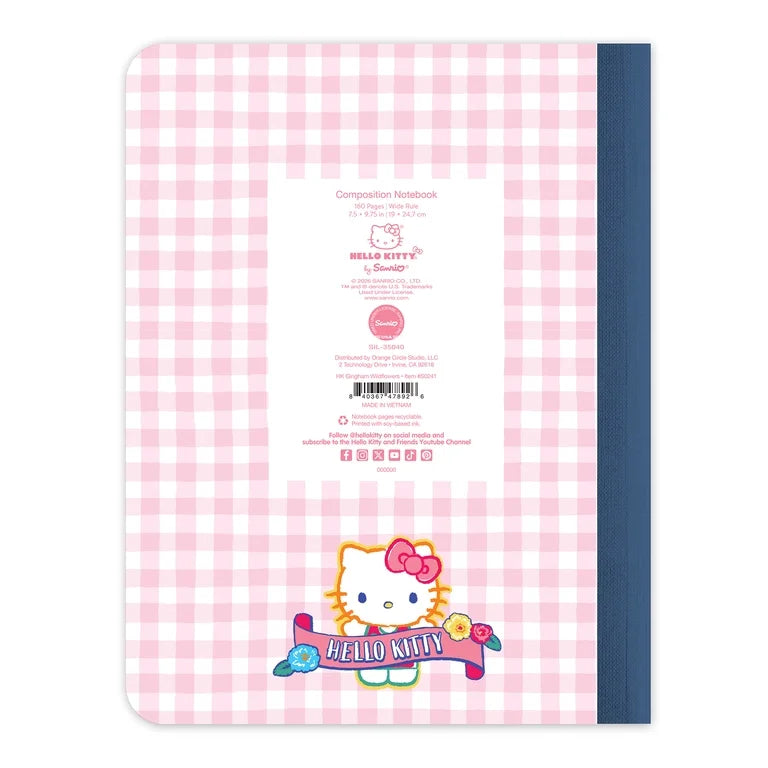 Libreta Cocida Studio Oh! Hello kitty ***Preorden***