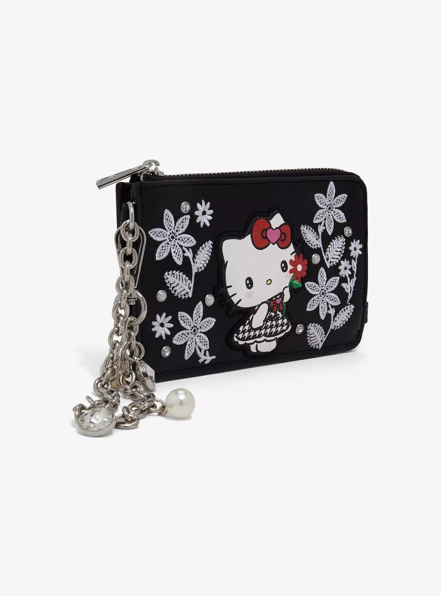 Cartera Hello Kitty Houndstooth Floral ***Preorden***