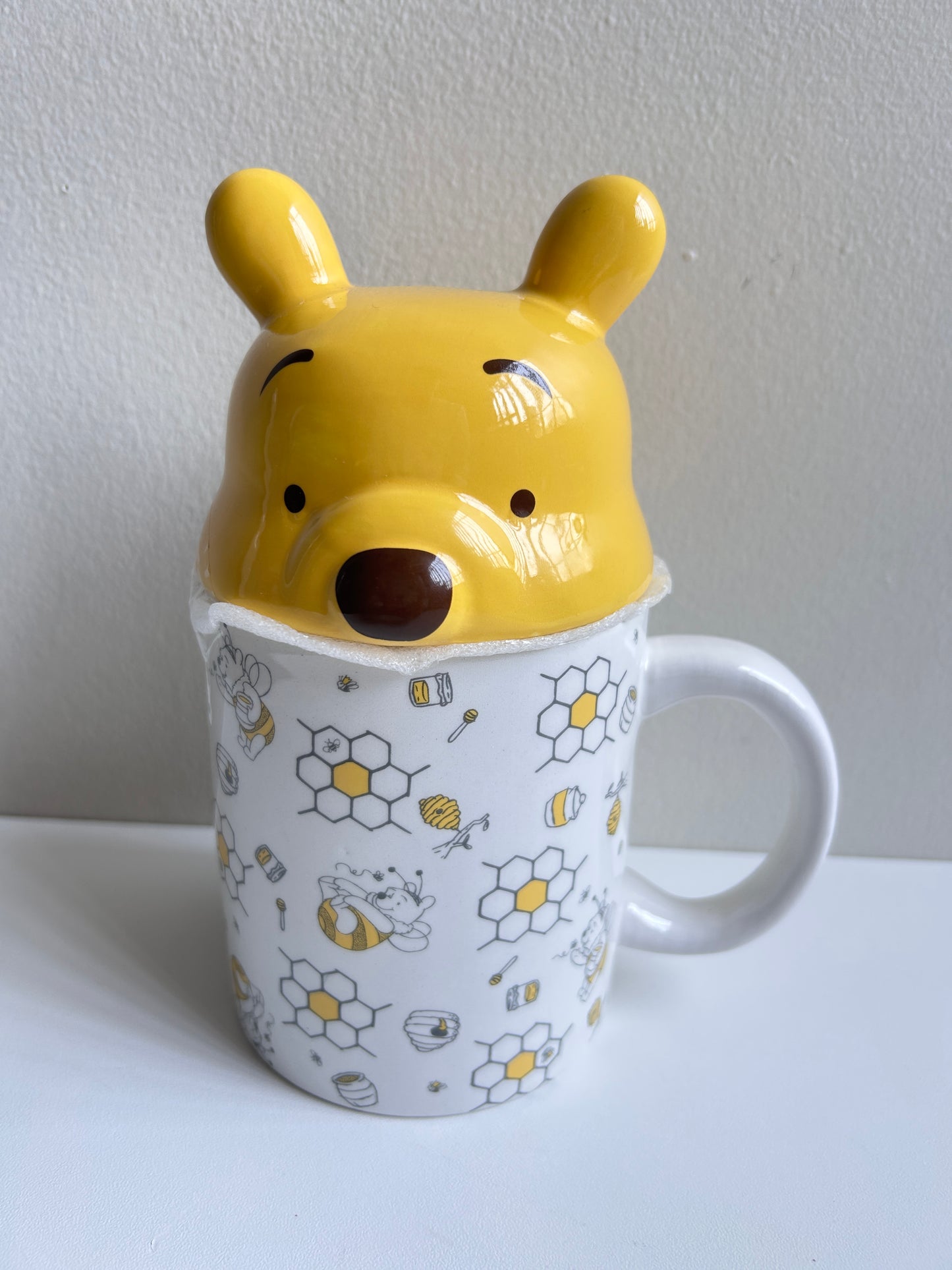 Taza Winnie Pooh con tapa