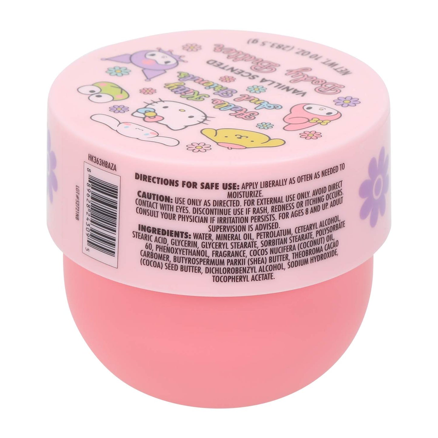 Body Cream Hello Kitty y Sus Amigos Flores ***Preorden***