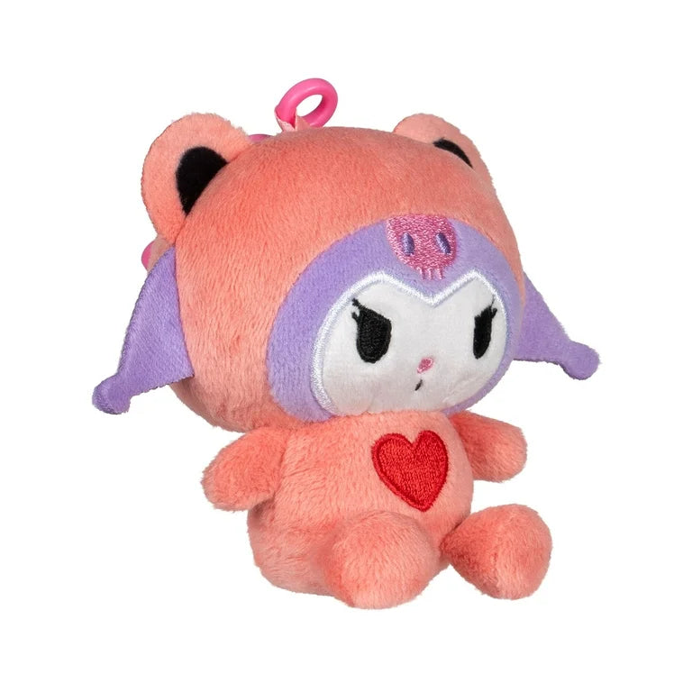 Peluche Llavero Clip-on Kuromi Osito ***Preorden***