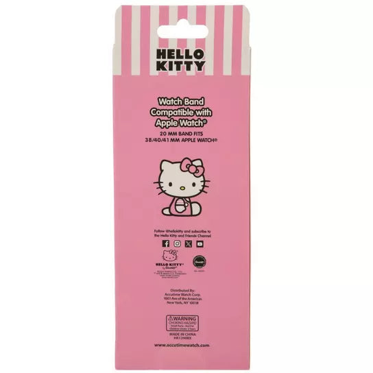 Banda Para Apple Watch 38/40/41 Hello Kitty Pink ***Preorden***