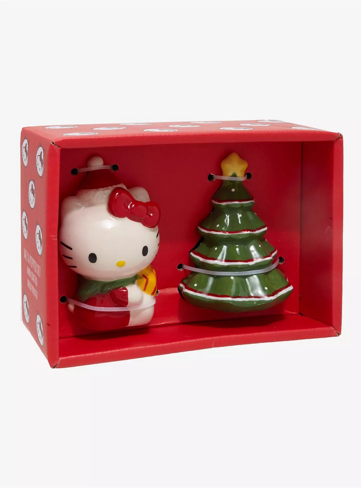 Salero Y Pimentero Hello Kitty y Arbolito de Navidad ***Preorden***