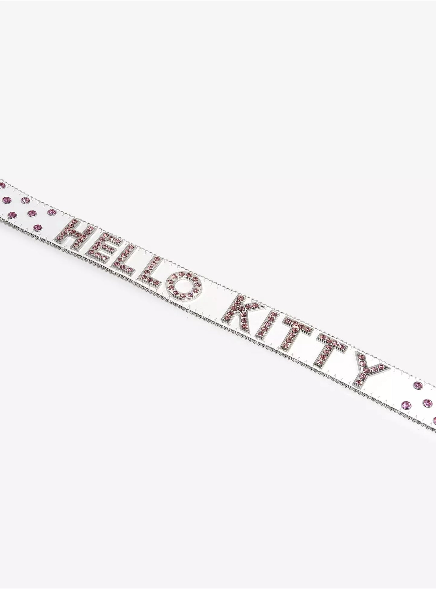 Cinturón Brillos Hello Kitty Rosa y Blanco ***Preorden***