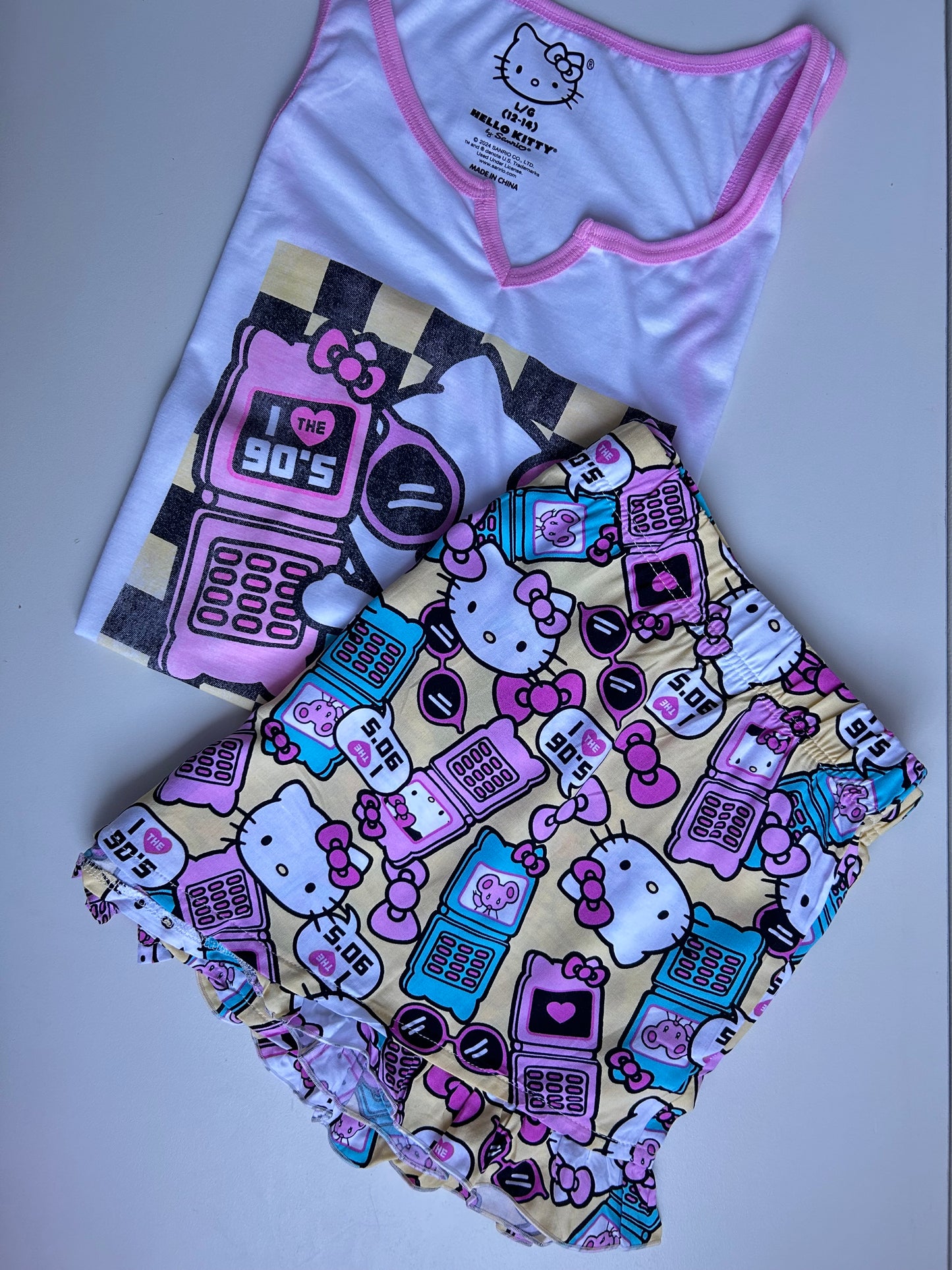 Pijama Hello Kitty I loves 90s