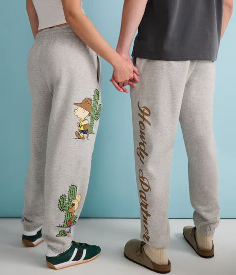 Jogger Sweatpants Snoopy Western Aeropostale ***Preorden***