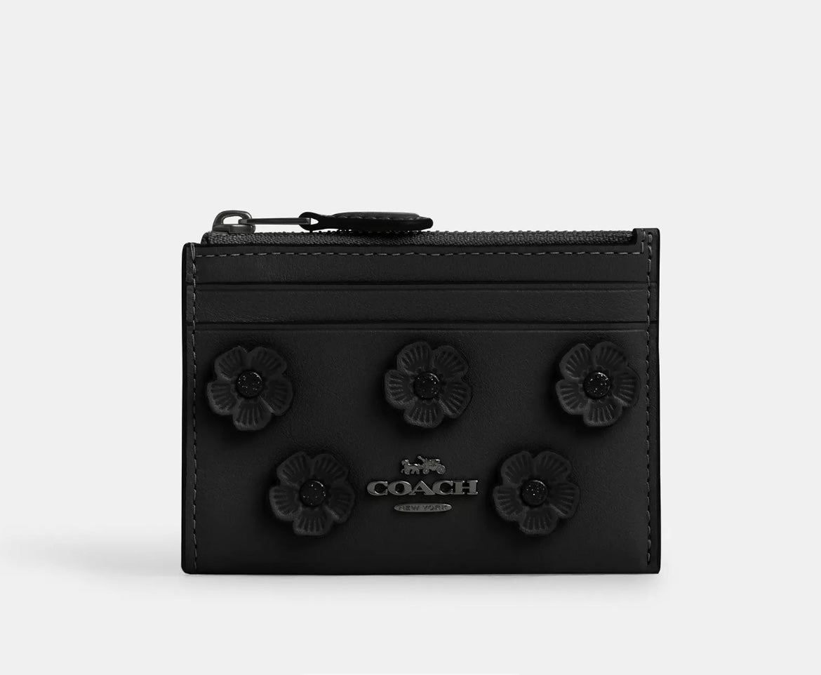 Mini Skinny Id Case Floral Coach ***Preorden***