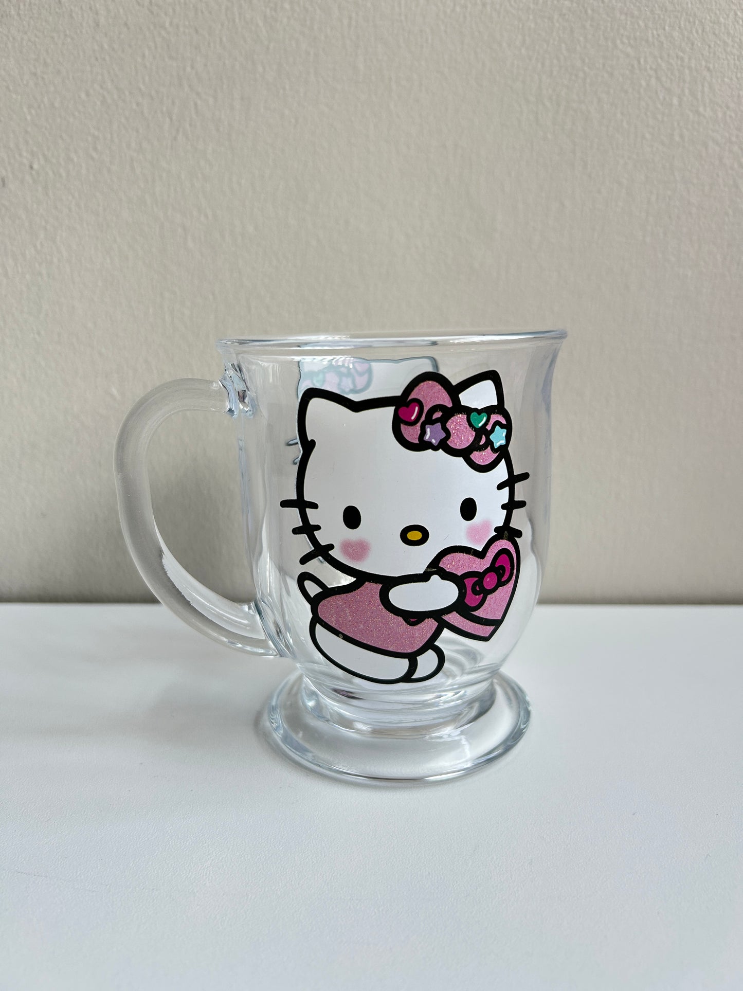 Taza Cristal Hello Kitty