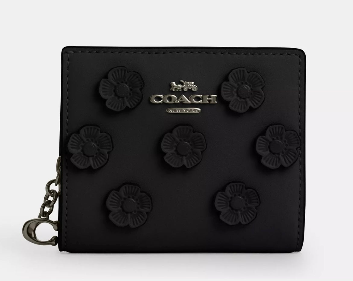 Snap Wallet Floral Coach ***Preorden***
