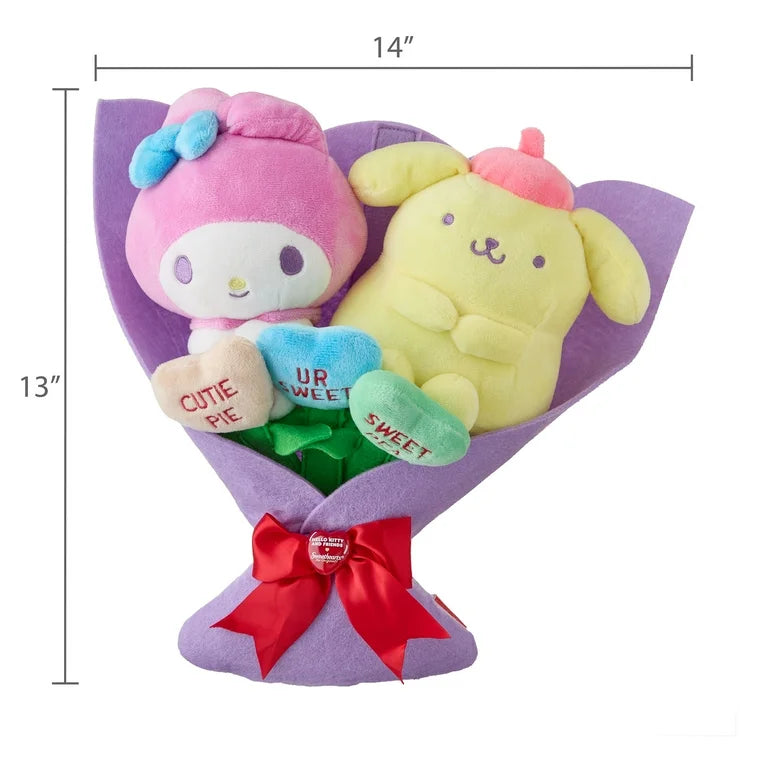 Ramo De Peluche My Melody & Pompompurin Sweethearts ***Preorden***