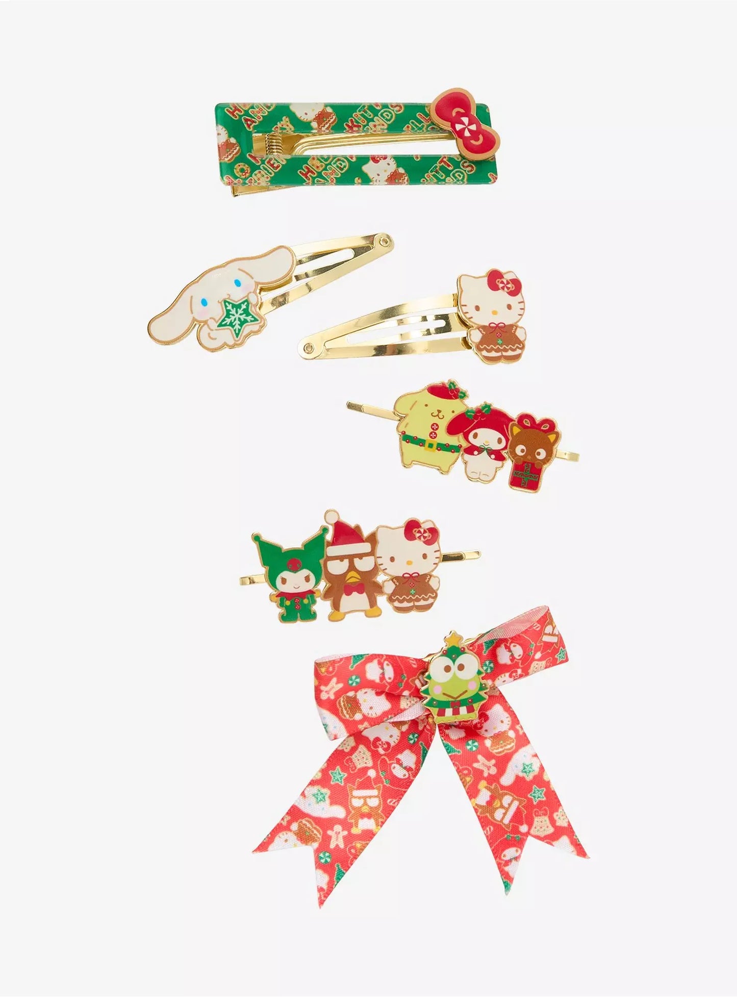 Set De Pasadores Sanrio Navidad ***Preorden***