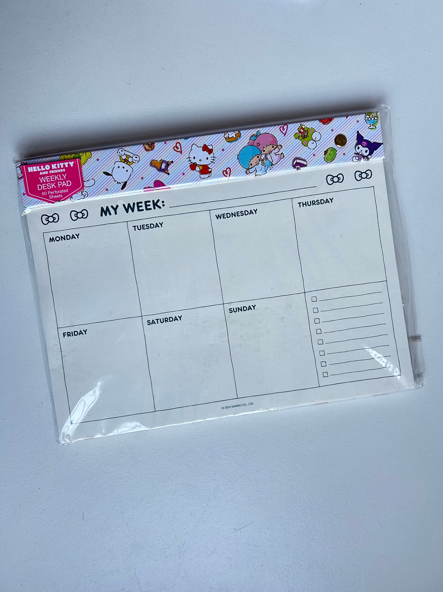 Planner Semanal Sanrio