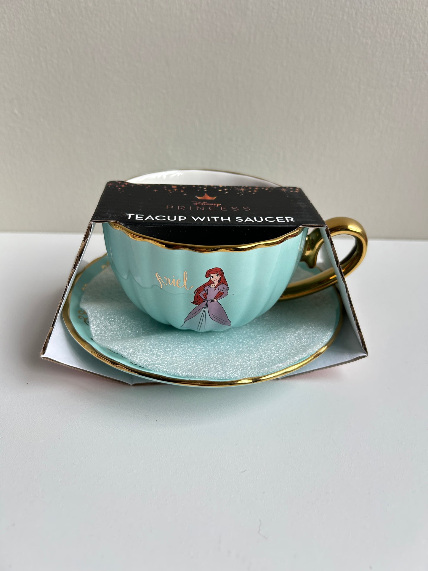 Taza con Plato Ariel La Sirenita