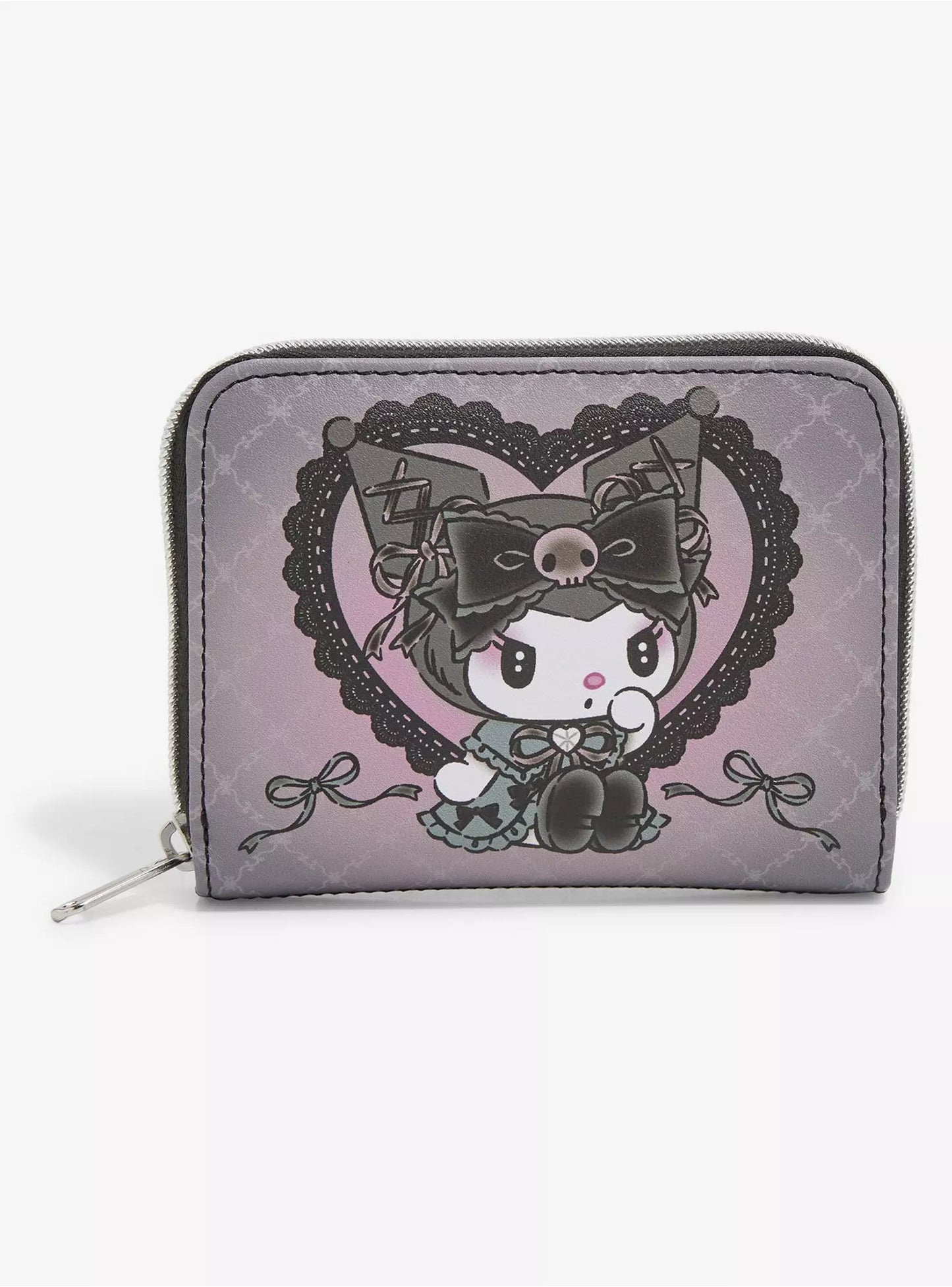 Kuromi Lolita Heart Mini Wallet Loungefly ***Preorden***