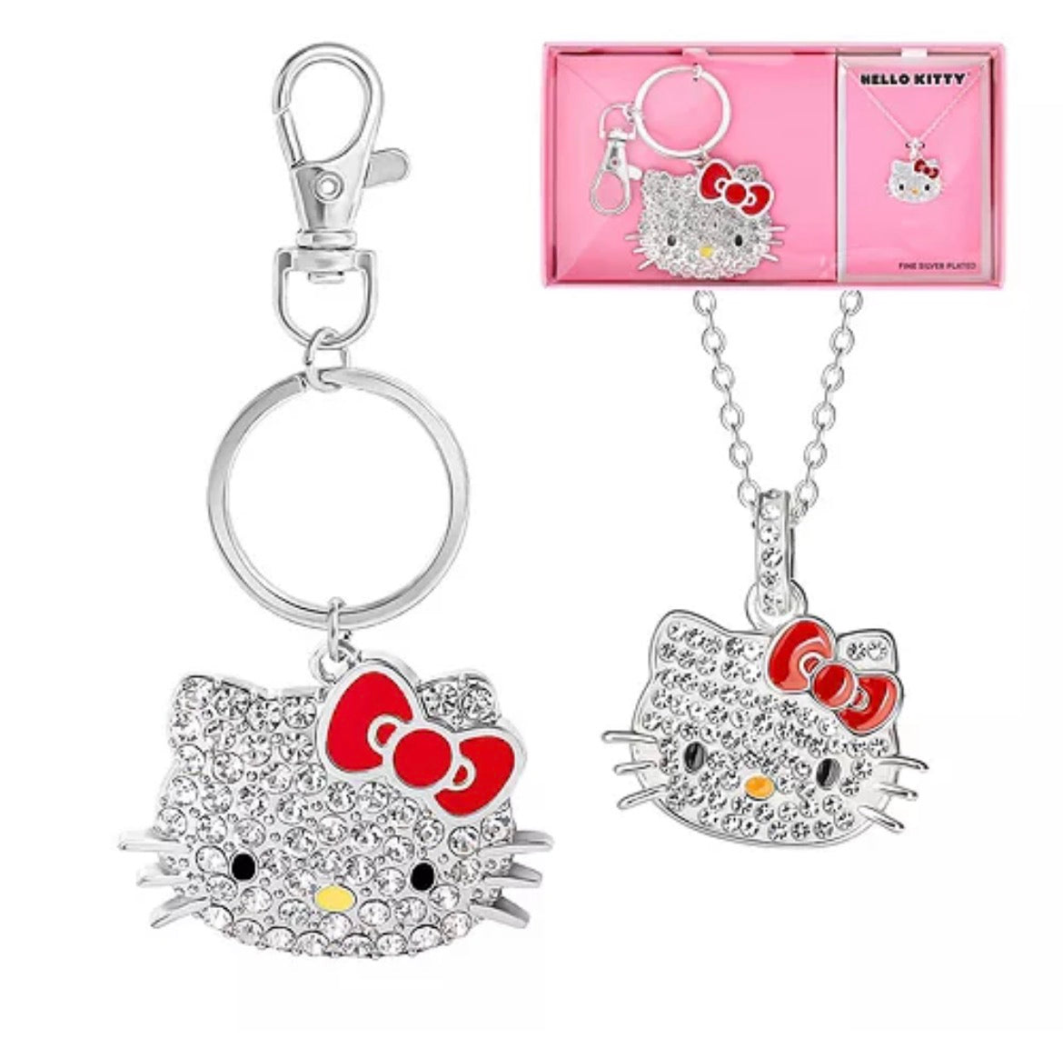 Set de Llavero y Collar Hello Kitty ***Preorden***