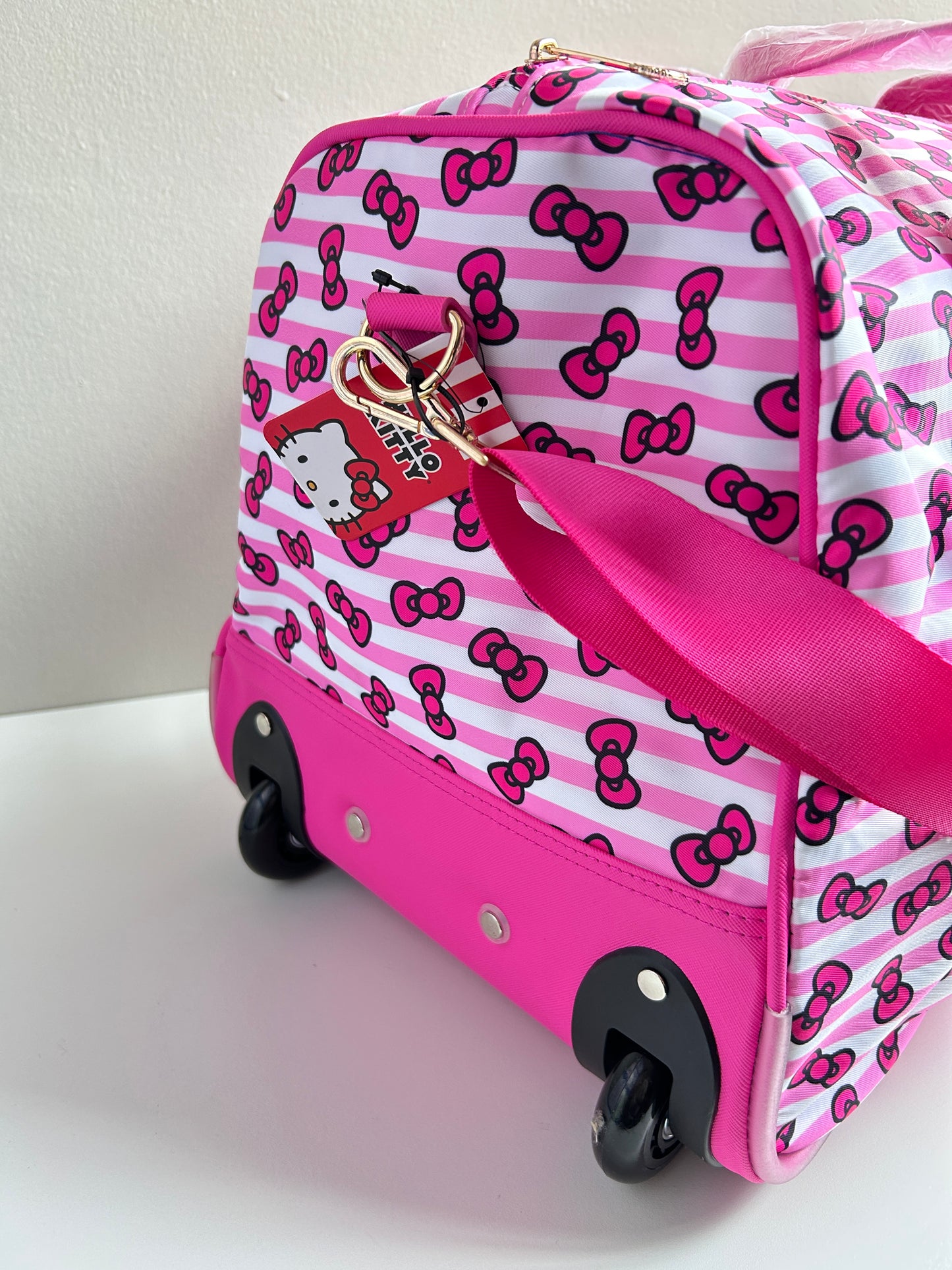 Maleta con Ruedas Hello Kitty Moños Rosas