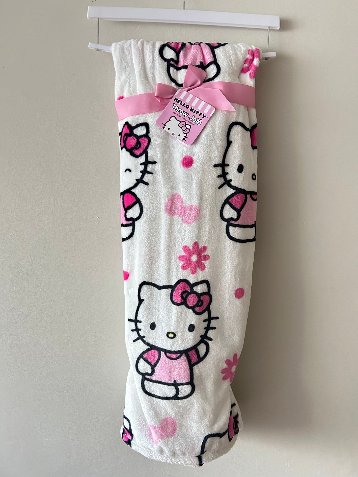 Blanket Flores Hello Kitty