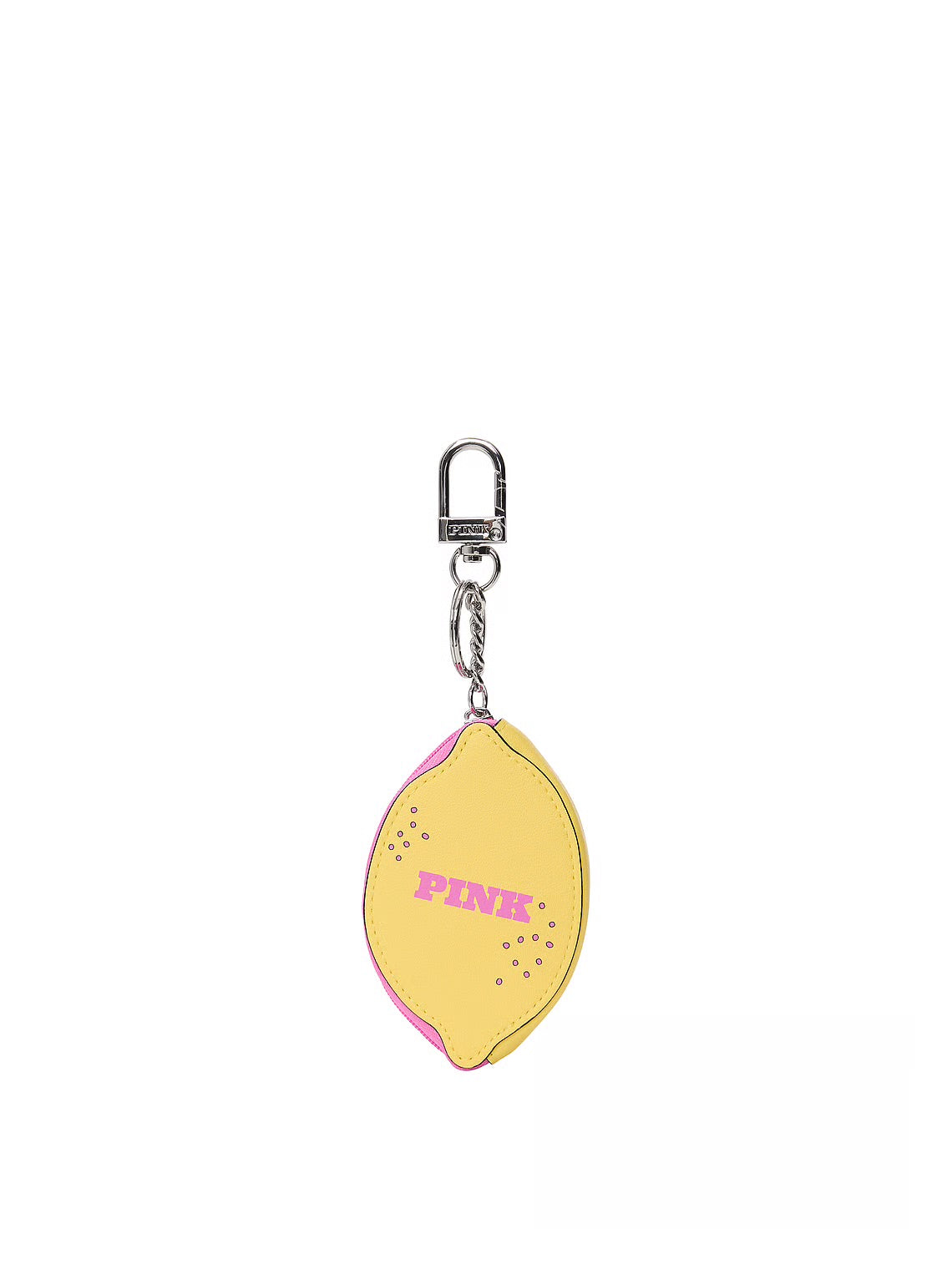 Zip Pouch Keychain Charm Lemon Pink ***Preorden***
