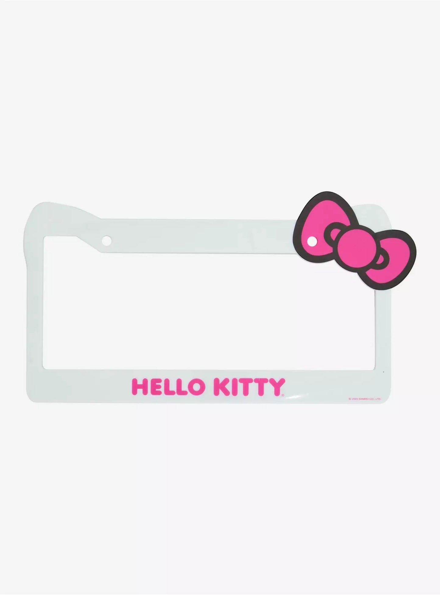 Hello Kitty Porta Placa Moño Rosa ***Preorden***