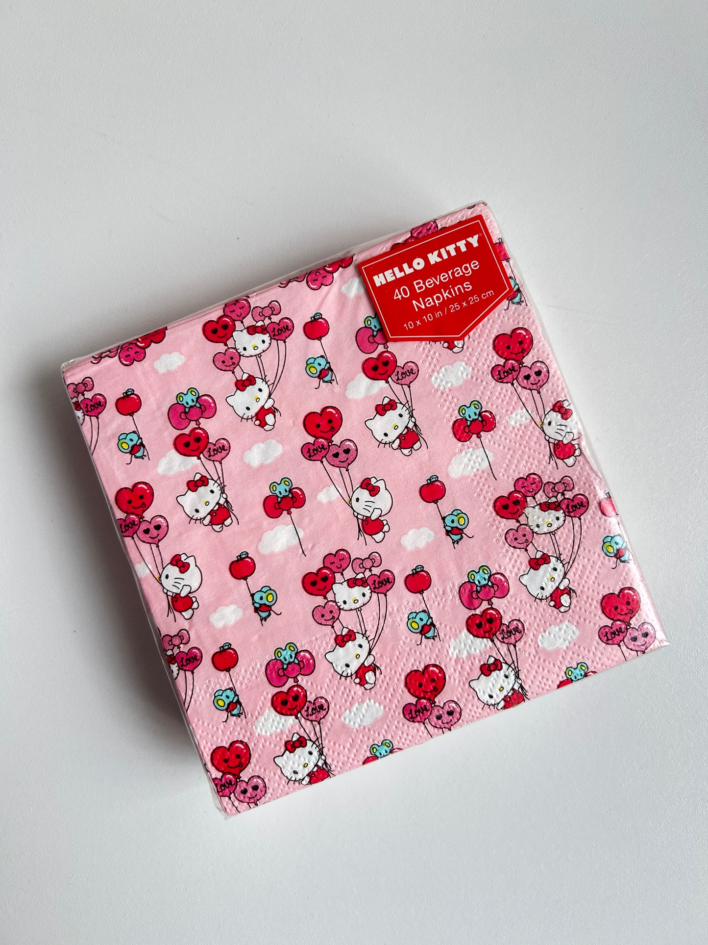 Servilletas Hello kitty San Valentín Pink