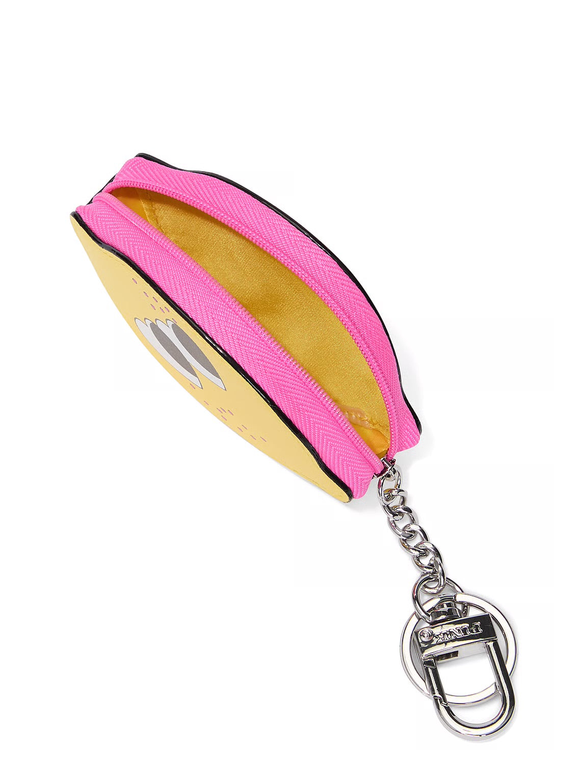 Zip Pouch Keychain Charm Lemon Pink ***Preorden***