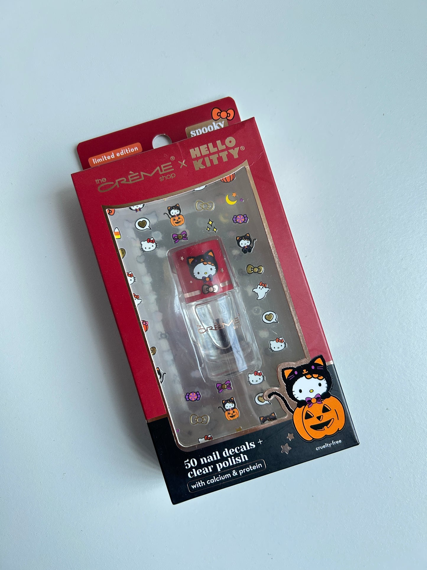 Barniz con stickers Hello Kitty Halloween