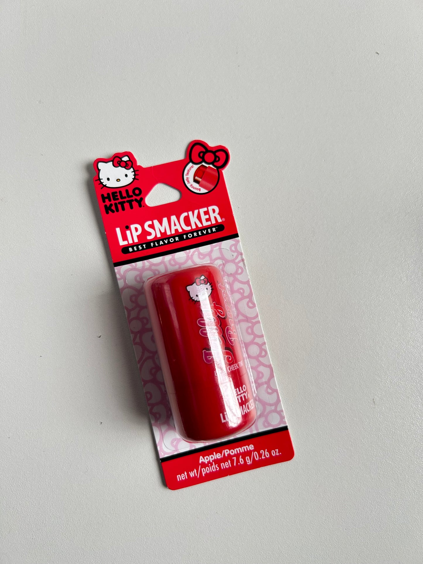LipSMACKER tinte para labios y mejillas Jelly Hello Kitty Manzana