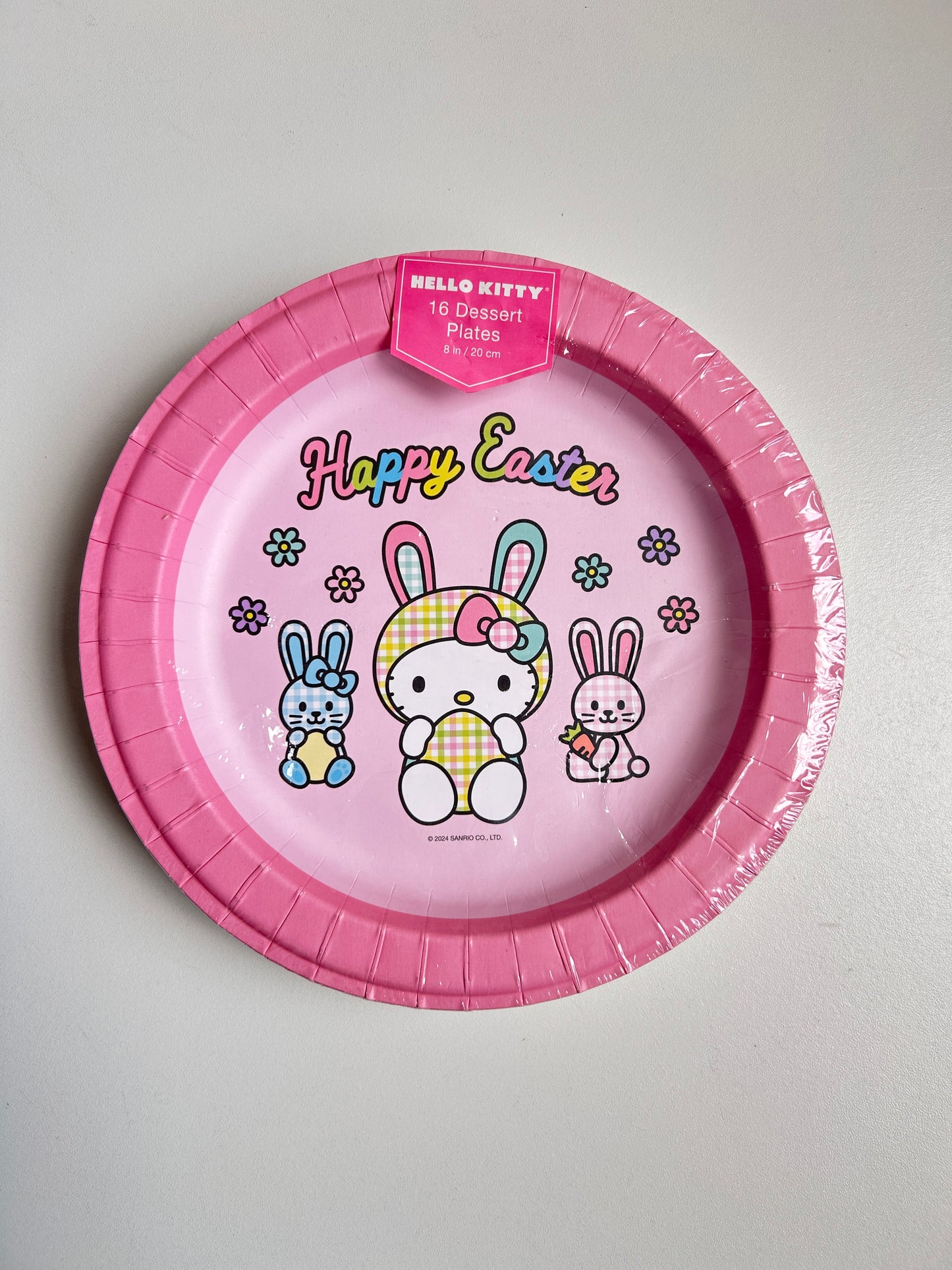 Platos desechables Hello Kitty Easter
