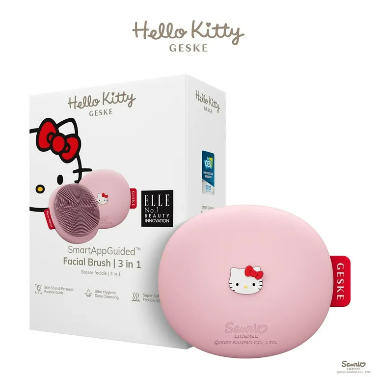 Cepillo Facial 3 en 1 Hello Kitty Geske con SmartApp ***Preorden***